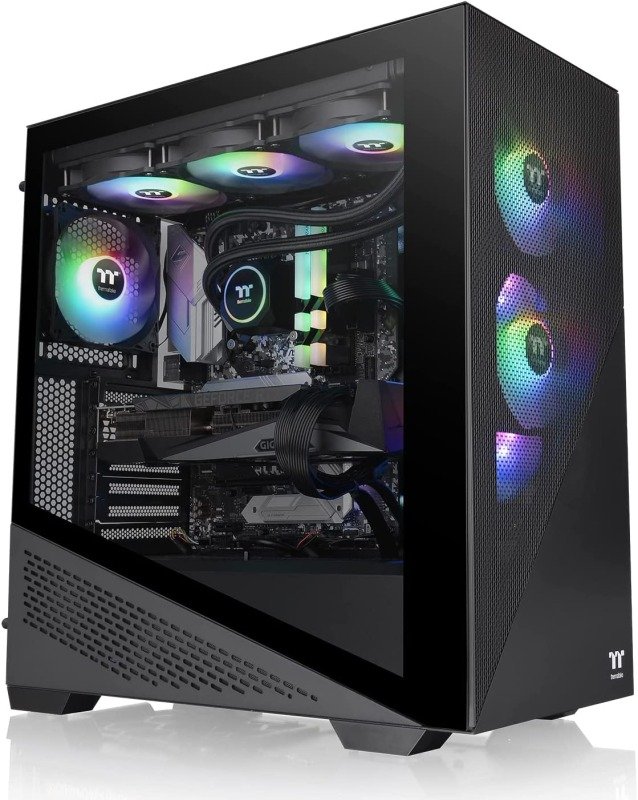 ThermalTake Divider 370 TG ARGB Black Mid Tower PC Case