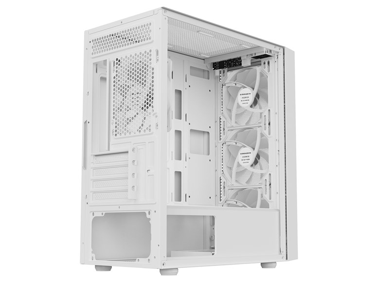 Cit Luna Mid Tower Gaming Case White