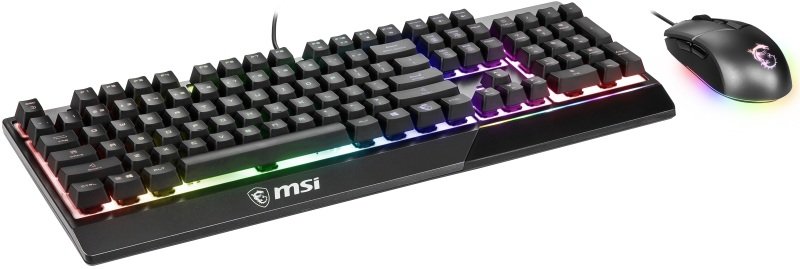 MSI Vigor GK30 COMBO RGB Wired Gaming Keyboard And Mouse Black