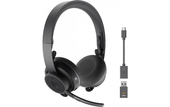 Logitech - Zone 750 shops Wired Noise Canceling Over-Ear Headset - Black