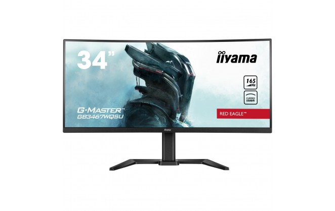 Iiyama G-Master 34" QHD Curved Gaming Monitor GB3467WQSU-B5