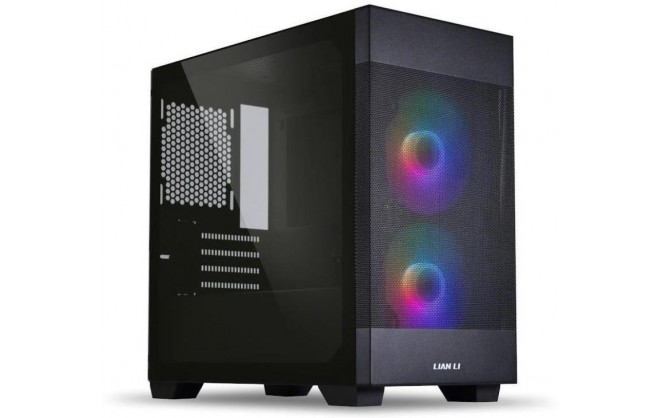 Lian-Li Lancool 205M MATX Tempered Glass Mid Tower Case - Mesh Black