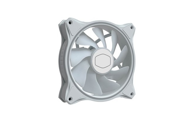 Cooler Master MasterFan MF120 Halo White Edition 120mm Chassis Fan ...