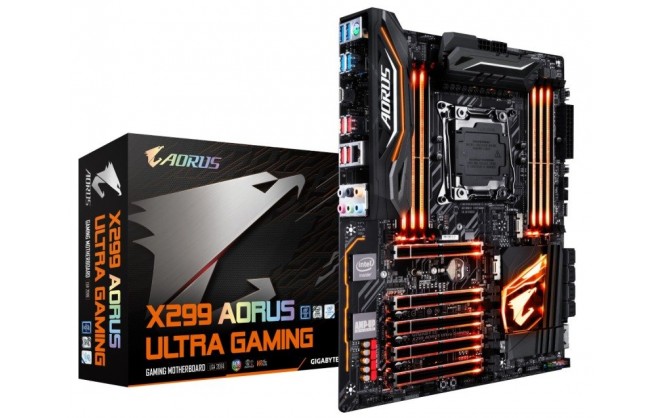 Gigabyte Intel X299 AORUS Ultra Gaming ATX Motherboard Retail