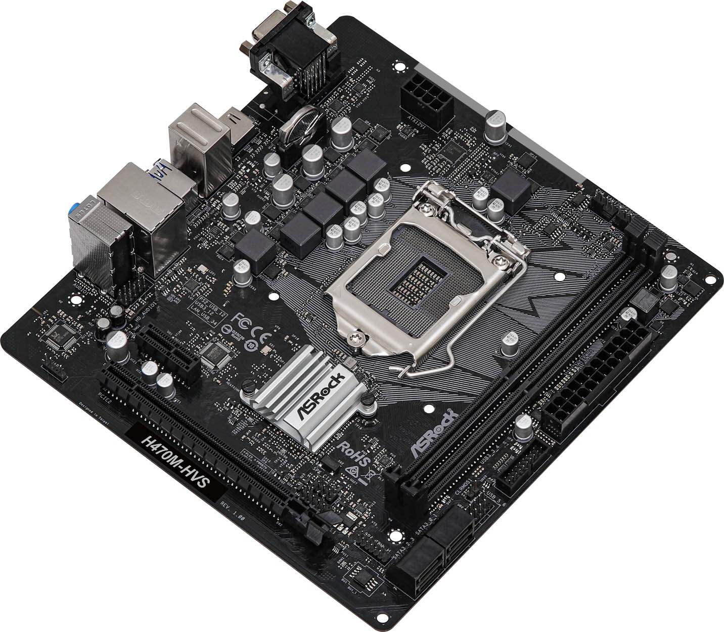 Asrock h470m hvs схема подключения