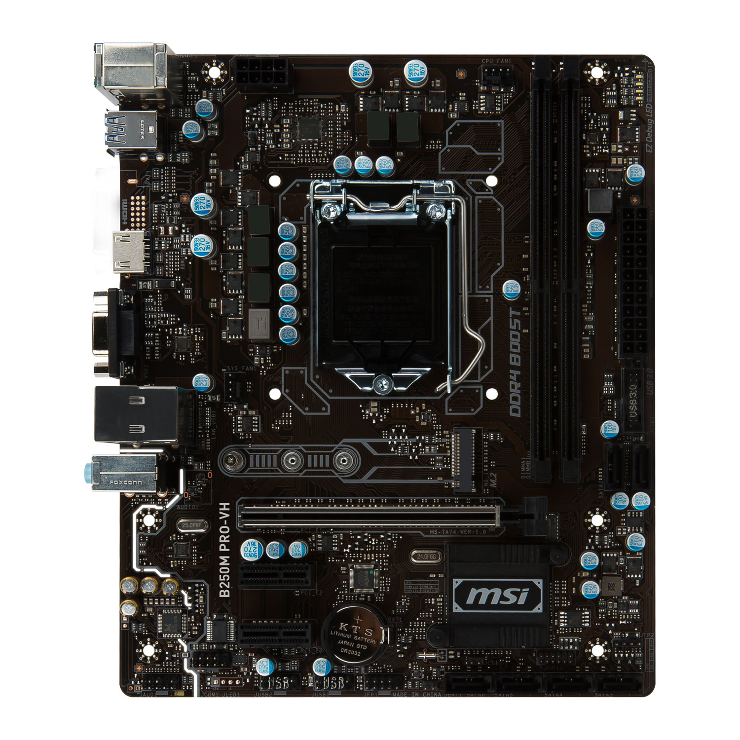 MSI B250M-Pro VH Intel B250 Socket 1151 DDR4 Micro-ATX Motherboard