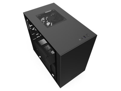 NZXT H210 Mini Tower Gaming Case - Black