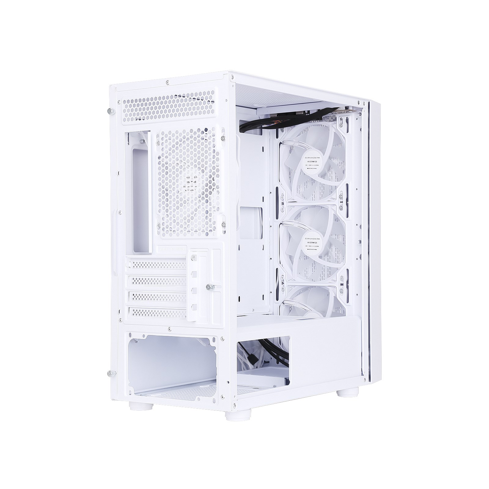 Cit Terra Mid Tower Gaming Case White