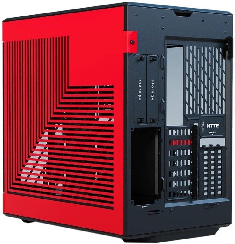 HYTE Y60 Dual Chamber Mid-Tower ATX Case - Red