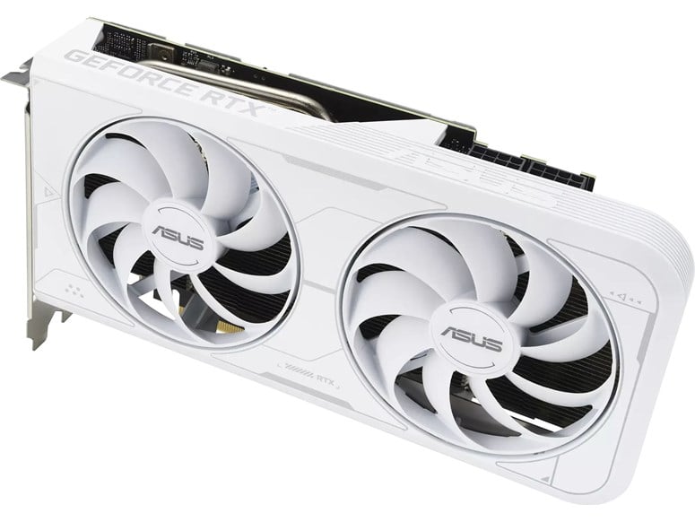 ASUS GeForce RTX 3060 Ti White GDDR6X Dual OC 8GB Graphics Card