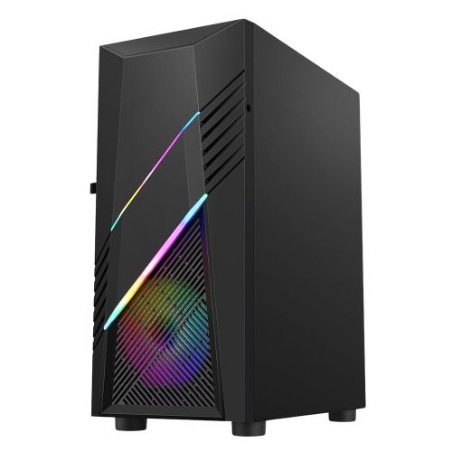 Vida Eos Black ARGB ATX Tempered Glass Gaming Case