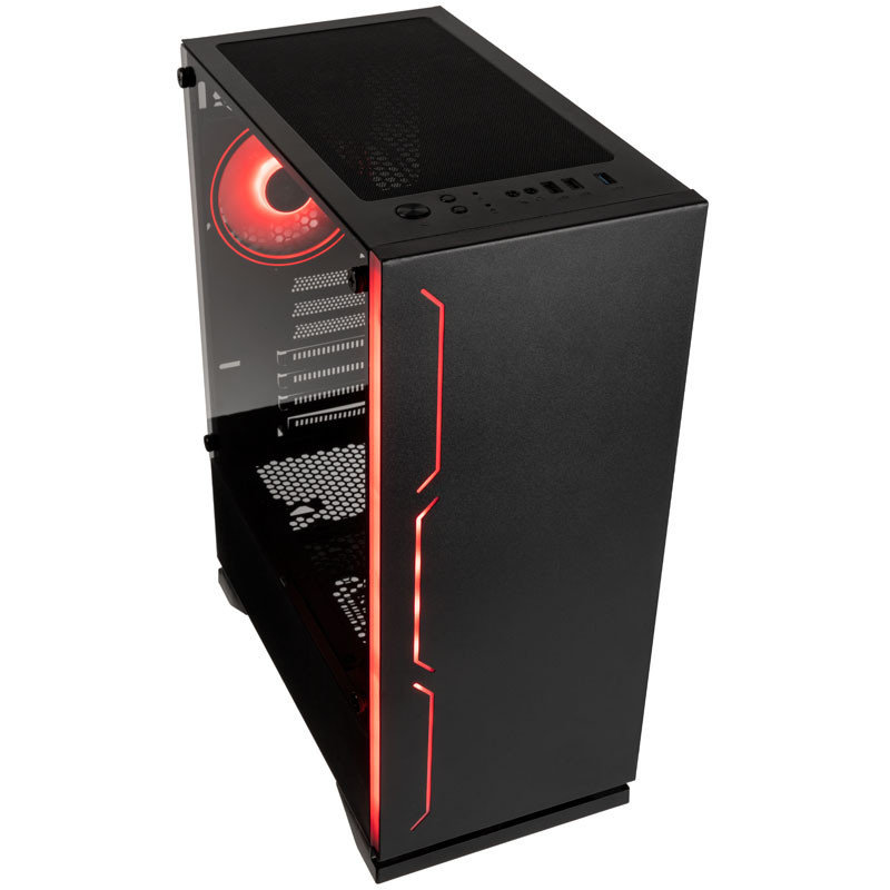 Kolink Inspire Series K11 ARGB Midi Tower Gaming Case - Black Window