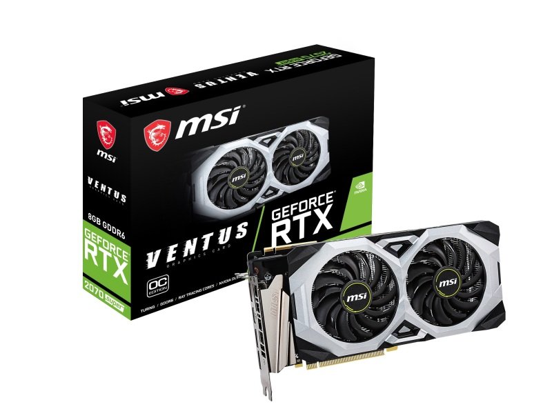 MSI GeForce RTX 2060 SUPER VENTUS OC 8GB Retail Graphics Card